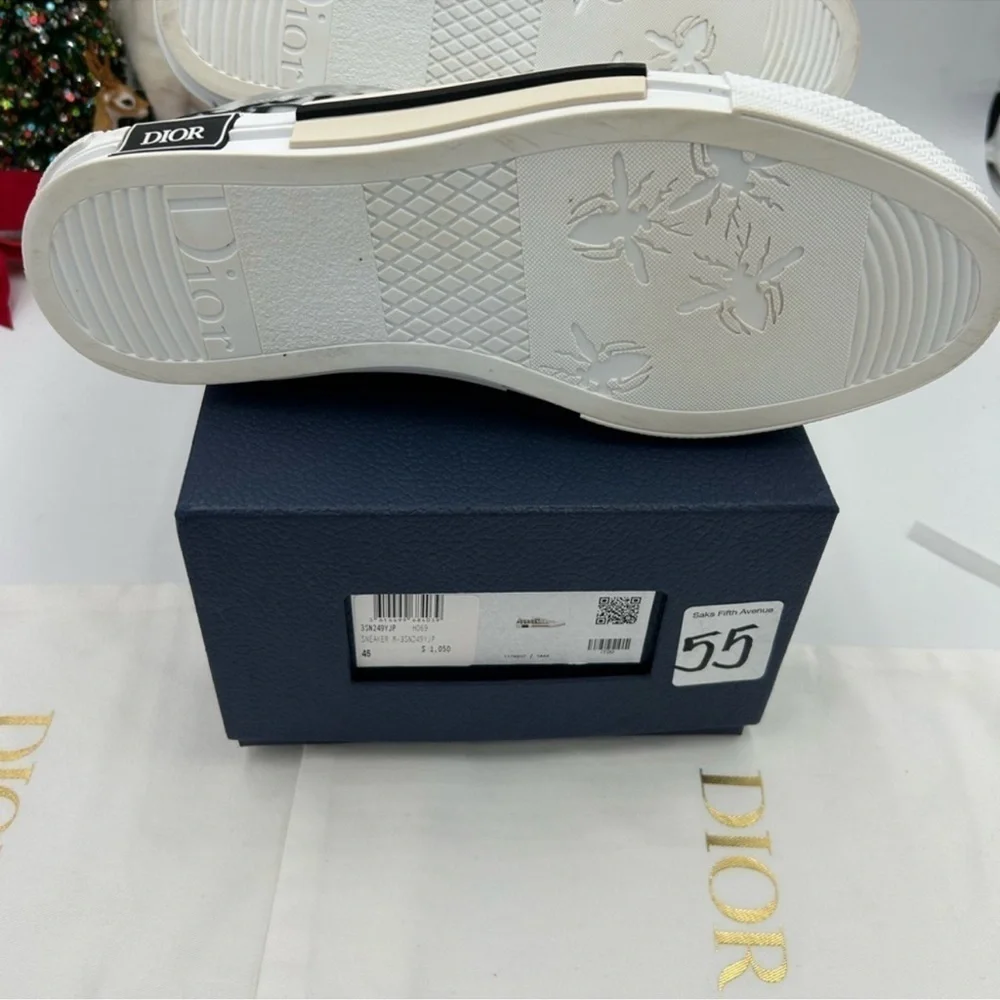 Men’s Dior B – 23 oblique low top sneakers size 45 made in Italy PRISTINE